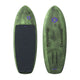 Duotone Trace SLS 2027 Wakesurf-Board grün-schwarz, Ober- und Unterseite, Composite-Material mit strukturierter Oberfläche