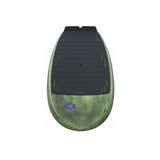Duotone Trace SLS 2027 Kiteboard grün-schwarz mit Wabenstruktur, Draufsicht