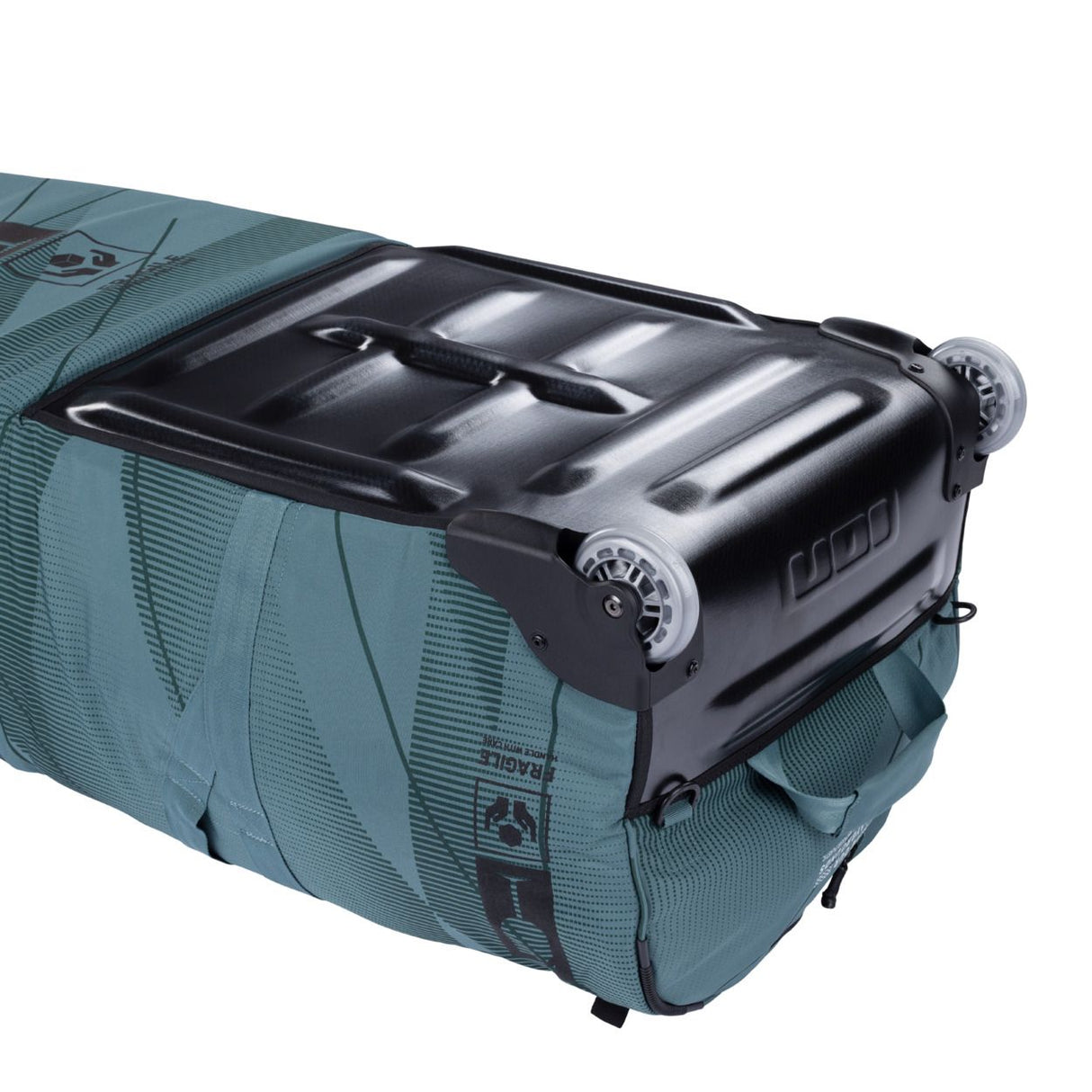 Duotone Team Bag 2027 Sporttasche aus Nylon in Blau und Schwarz mit strukturiertem Design und Tragegriffen, Draufsicht