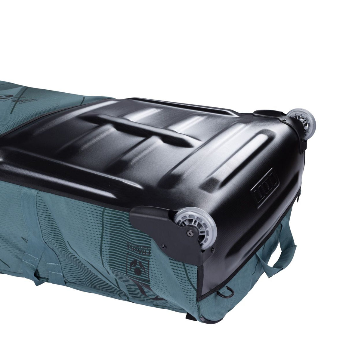 Duotone Team Bag 2027 Teamtasche in Blau und Schwarz mit Rollen und Teleskopgriff, Draufsicht