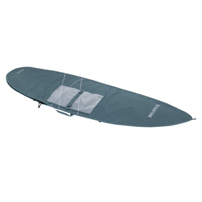 Duotone Boardbag Single Surf 2027 in Dunkelblau mit transparenten Fenstern, Seitensicht
