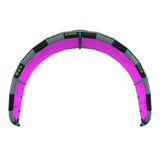 Duotone Neo 2027 Kite-Bladder in Magenta und Schwarz, Draufsicht auf die gebogene Struktur mit grauem Rahmen