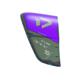Duotone Neo SLS 2027 Kite mit violettem Segeltuch und graugrüner Struktur, Seitenansicht