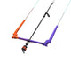 Duotone Trust Bar Quad Control 2027 Kitebar in Orange, Schwarz und Violett mit vier Leinen, Frontalansicht
