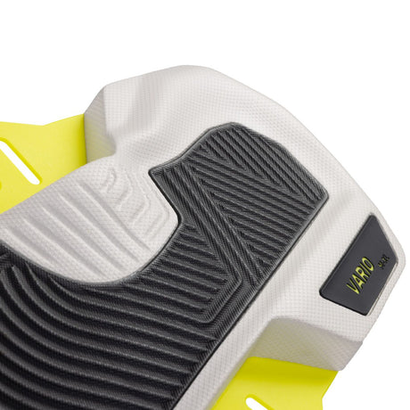 Duotone Vario Combo 2027 Kite in Schwarz, Weiß und Neongelb mit strukturierter Oberfläche, Detailansicht
