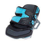 Duotone Entity 360 2027 Kiteboard mit blauem und schwarzem Design, Draufsicht
