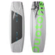 Duotone TS Freestyle SLS 2027 Kiteboard, Draufsicht, grau-weiß mit neongrünem Design und schwarzen Details