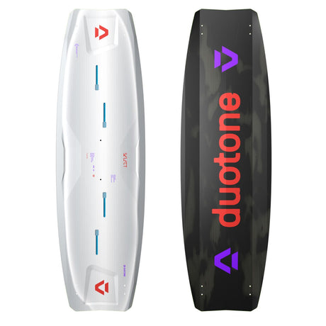 Duotone Select Concept Blue 2027 Wakeboard, Weiß und Schwarz, Oberflächen-Ansicht von oben