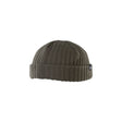 ION Ionic Fisherman 2026 Beanie in Grau, gerippte Strickstruktur, Frontansicht