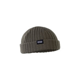 ION Ionic Fisherman 2026 Beanie in Grau, Strickmütze mit Rippstruktur und ION-Label, Seitenansicht