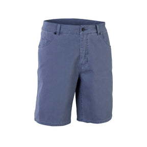 ION Denim Shorts 2026 in Blau, Frontansicht, Baumwoll-Denim mit klassischen Taschen und Reißverschluss
