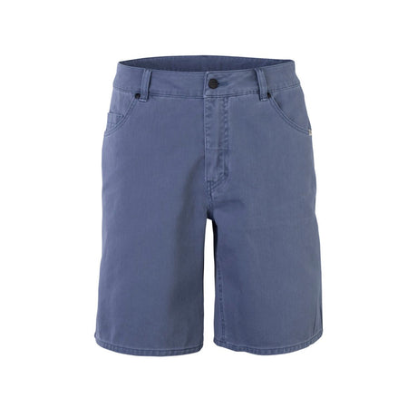 ION Denim Shorts 2026 in Blau, Frontalansicht, Baumwollmischgewebe mit klassischem Schnitt und Taschen