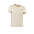 ION Ionic 2026 Damen T-Shirt Creme mit Logodruck Frontansicht