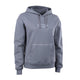 ION Ionic 2026 Hoodie grau aus Baumwollmischung mit Kapuze und Frontprint, Frontalansicht