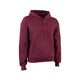 ION Ionic 2026 Hoodie in Bordeaux mit gesticktem Logo, Frontalansicht