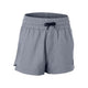 ION Tally 2.5 Boardshorts Damen graue Badeshorts mit Kordelzug, Frontalansicht
