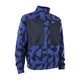 ION HD Fleece Jacke 2026 in Blau-Schwarz mit Camouflage-Muster, Frontansicht