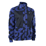 ION HD Fleece Jacke 2026 blau-schwarz Camouflage-Muster Frontansicht
