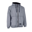 ION HD Insulated Cotton 2026 Jacke grau Baumwolle Kapuze Frontansicht