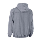 ION HD Insulated Cotton 2026 Jacke in Grau mit Kapuze, Frontalansicht