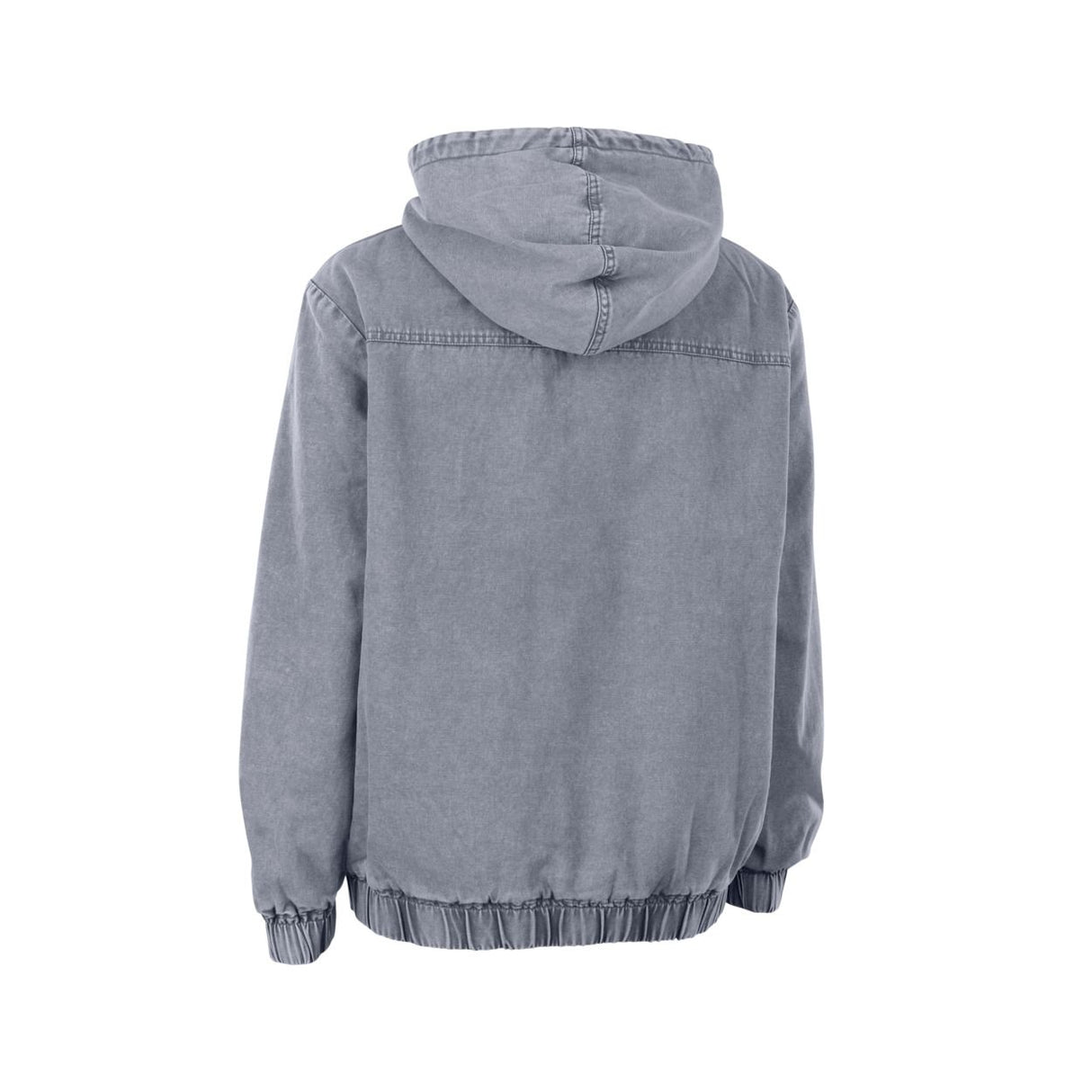 ION HD Insulated Cotton 2026 Jacke in Grau mit Kapuze, Frontalansicht