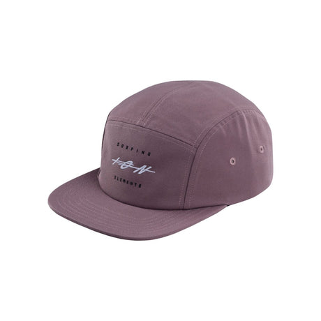 ION Cap Stan 2026 violett, Fünf-Panel-Kappe mit gesticktem Logo, Seitenansicht