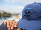 ION Cap Team 2026 in Blau mit gesticktem Logo, von vorne getragen gezeigt