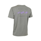 ION Mood 2026 T-Shirt grau mit violettem Print, Surfing Elements Design, Rückansicht