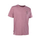 ION Addicted SS 2026 T-Shirt in Mauve, Baumwollmix, Kurzarm mit kleinem Logo-Print, Frontansicht