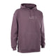ION IONIC Hoodie 2026 in Mauve mit Logo, Frontansicht, Kapuze und Kängurutasche