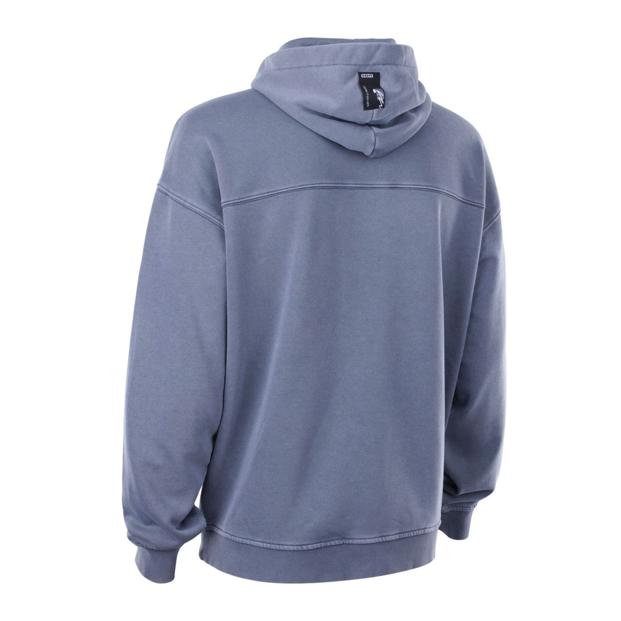 ION Surfing Elements Hoody 2026 in Blaugrau, Baumwoll-Mix, Kapuzenpullover von hinten