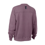 ION Sweater Mood Men in Mauve, Rückansicht, Baumwollmischung mit Rundhalsausschnitt und Nähdetails