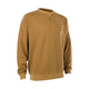 ION Sweater Mood Men in Camel, Baumwollmischung, Rundhalsausschnitt, Vorderansicht