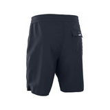 ION Ionic 19 Boardshorts 2026 in Schwarz mit Seitentasche, Rückansicht