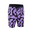 ION Boardshorts AOP 2026 lila-schwarz mit Allover-Print, Frontansicht