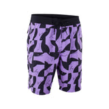 ION Boardshorts AOP 2026 lila-schwarz mit Allover-Print, Frontansicht