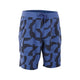 ION Boardshorts AOP 2026 blau mit abstraktem Muster, Frontansicht, Schnelltrocknend