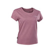 ION Stoked T-Shirt für Damen in Mauve, Frontansicht mit kleinem Logo auf der Brust