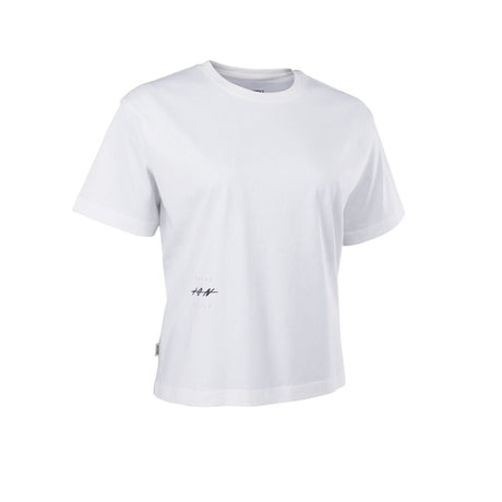 ION Tee Vibes 2026 weißes Baumwoll-T-Shirt mit Logo-Print, Frontansicht