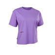 ION Tee Vibes 2026 in Lila, Baumwoll-T-Shirt mit Rundhalsausschnitt und kleinem Logo-Print, Frontansicht