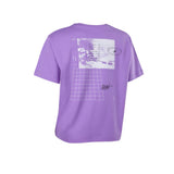 ION Tee Vibes 2026 Baumwoll-T-Shirt in Lila mit abstraktem grafischem Print auf der Rückseite, Vorderansicht