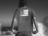 ION Tee Vibes 2026 Herren-T-Shirt grau mit grafischem Print, Rückenansicht, Baumwolle