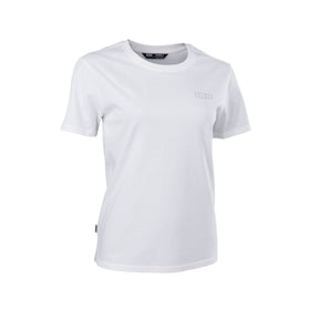 ION S-Ionic T-Shirt 2026 weiß, Frontansicht, Kurzarm Baumwoll-T-Shirt mit kleinem Logo
