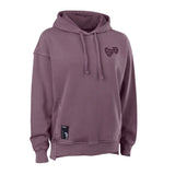 ION Hoody No Bad Days 2026 in Mauve, Baumwolle-Mix mit Kängurutasche und herzförmigem Logo-Print