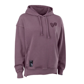 ION Hoody No Bad Days 2026 in Mauve, Baumwolle-Mix mit Kängurutasche und herzförmigem Logo-Print