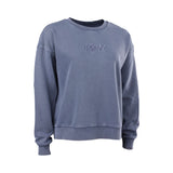 ION Sweater Mood 2026 in Blaugrau mit Logo-Stickerei, Frontansicht