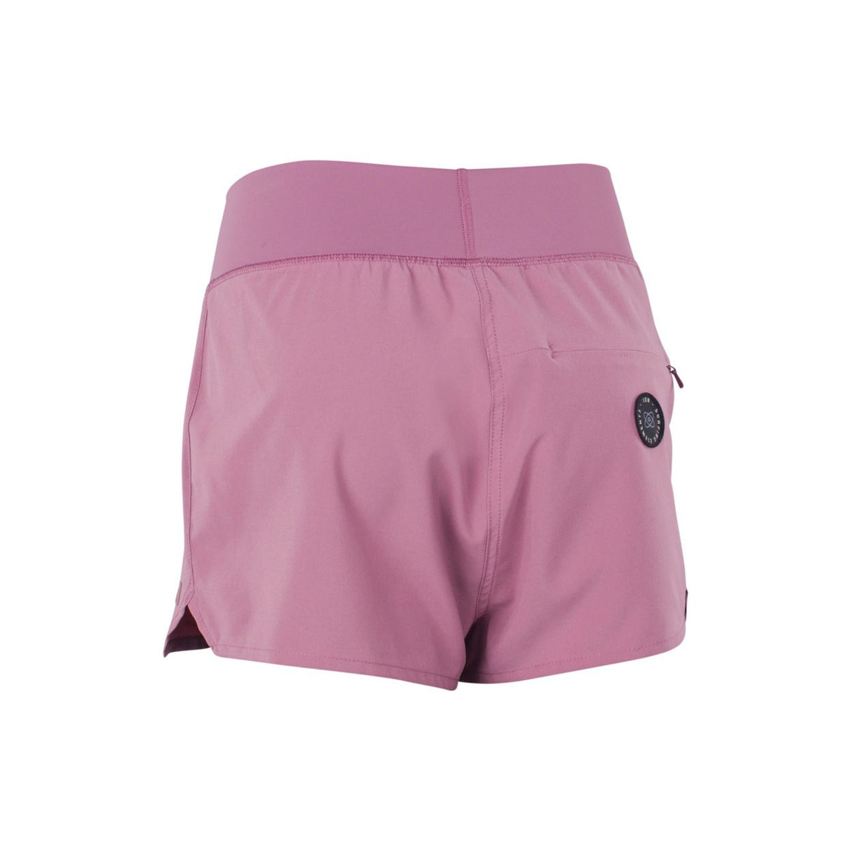 ION Ionic 2026 Badeshorts in Rosa, Rückansicht mit elastischem Bund und Logo-Detail