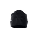 ION Beanie Ionic 2026 schwarze Strickmütze mit Rippstruktur, Frontansicht