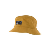 ION Bucket Hat 2026 in Ockergelb mit Logopatch, Frontalansicht