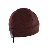 ION Wooly Neopren Beanie 2026 in Bordeaux, Seitenperspektive mit sichtbarem ION-Label